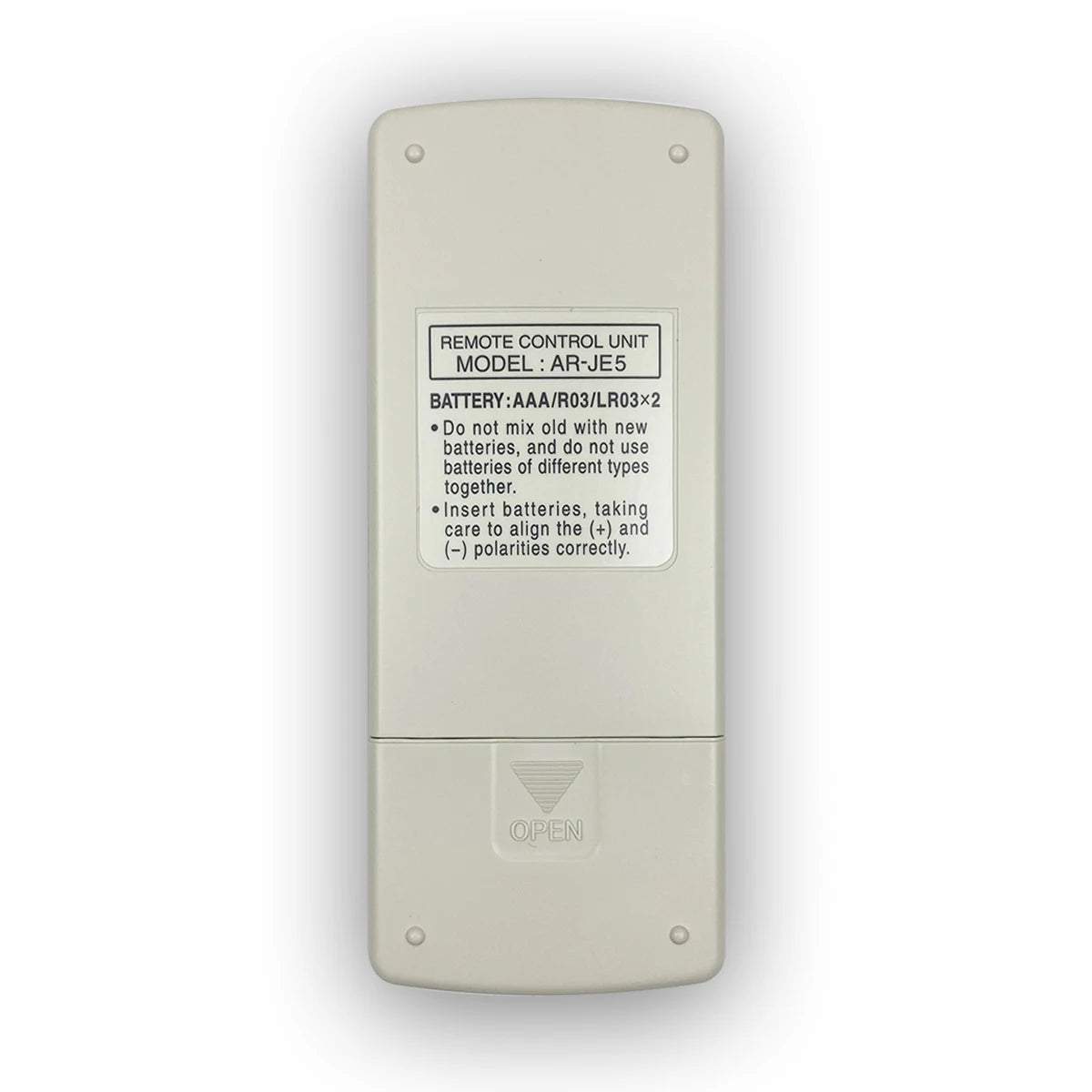 AR-JE5 Remote for Fujitsu GENERAL Air Conditioner – Compatible with AR-JE10 JE11 JE6 JE4 JE9 JE3