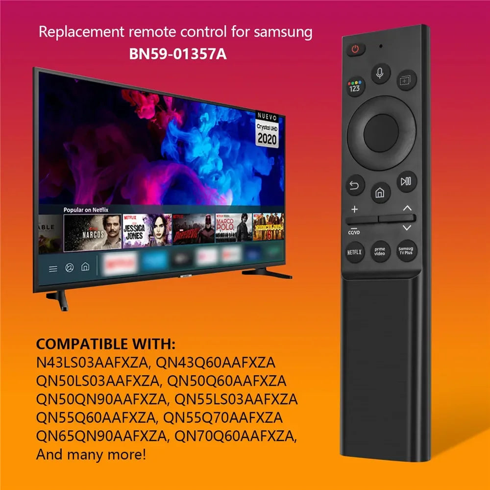 BN59-01357A Voice Remote for Samsung Smart TV QLED UHD The Frame Series – HUNNESOR