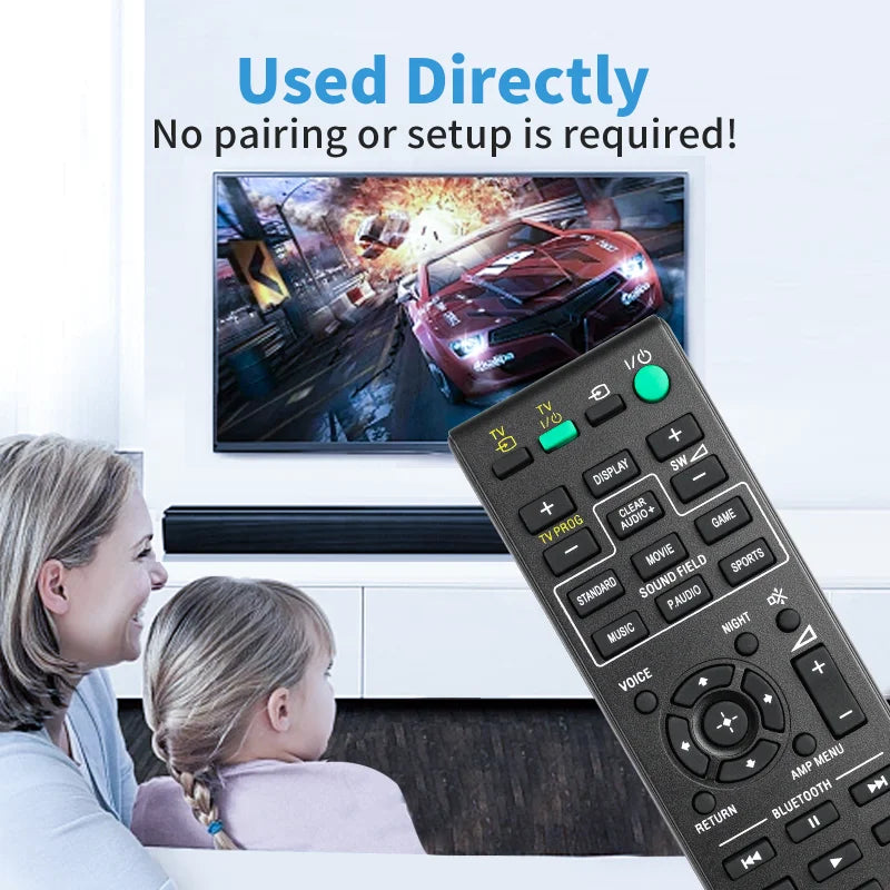 RM-ANP115 Replacement Remote for HT-CT370 SA-CT370 SA-CT770 SA-WCT370 SA-WCT770 Sony Soundbar