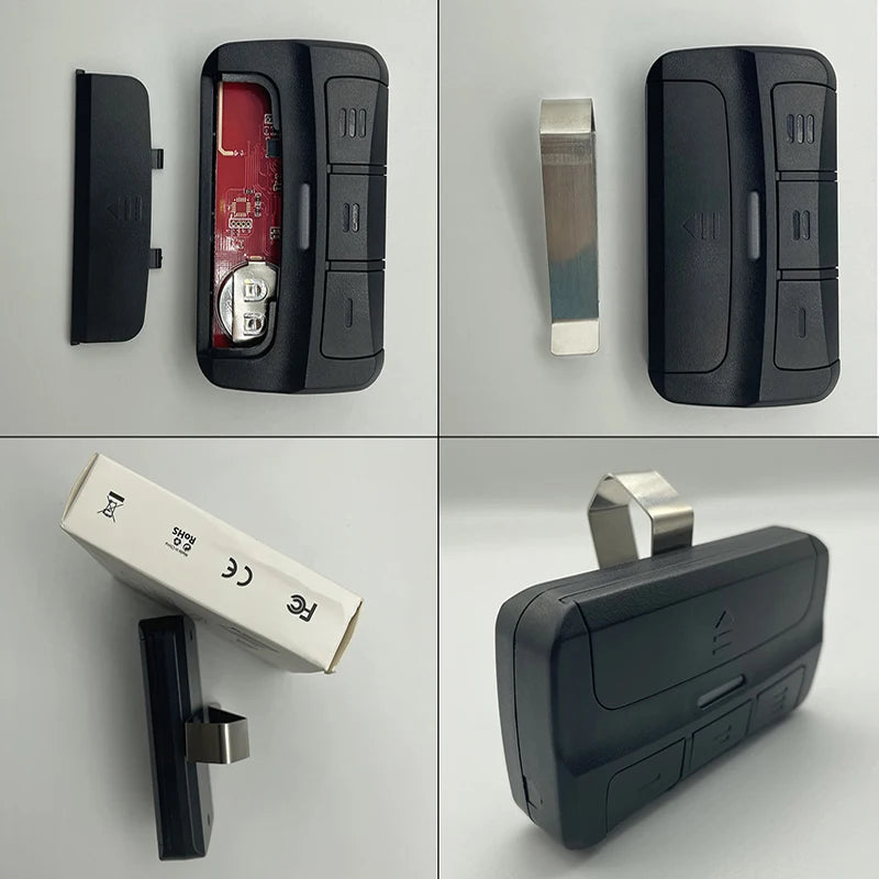 Yinuogou multifunction garage remote control 287–868MHz with car visor clip