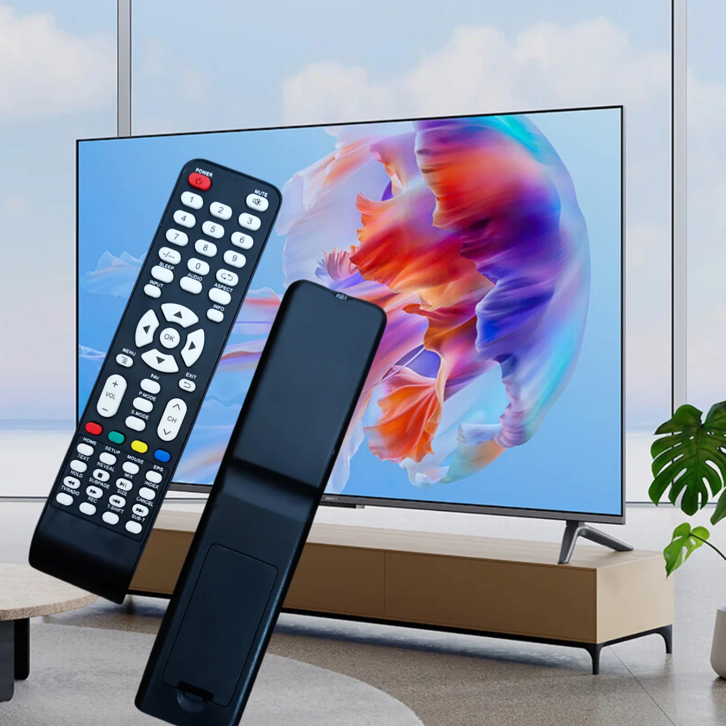 Replacement Remote Control for Harper, Peerless and Hyundai HDTV Television Models