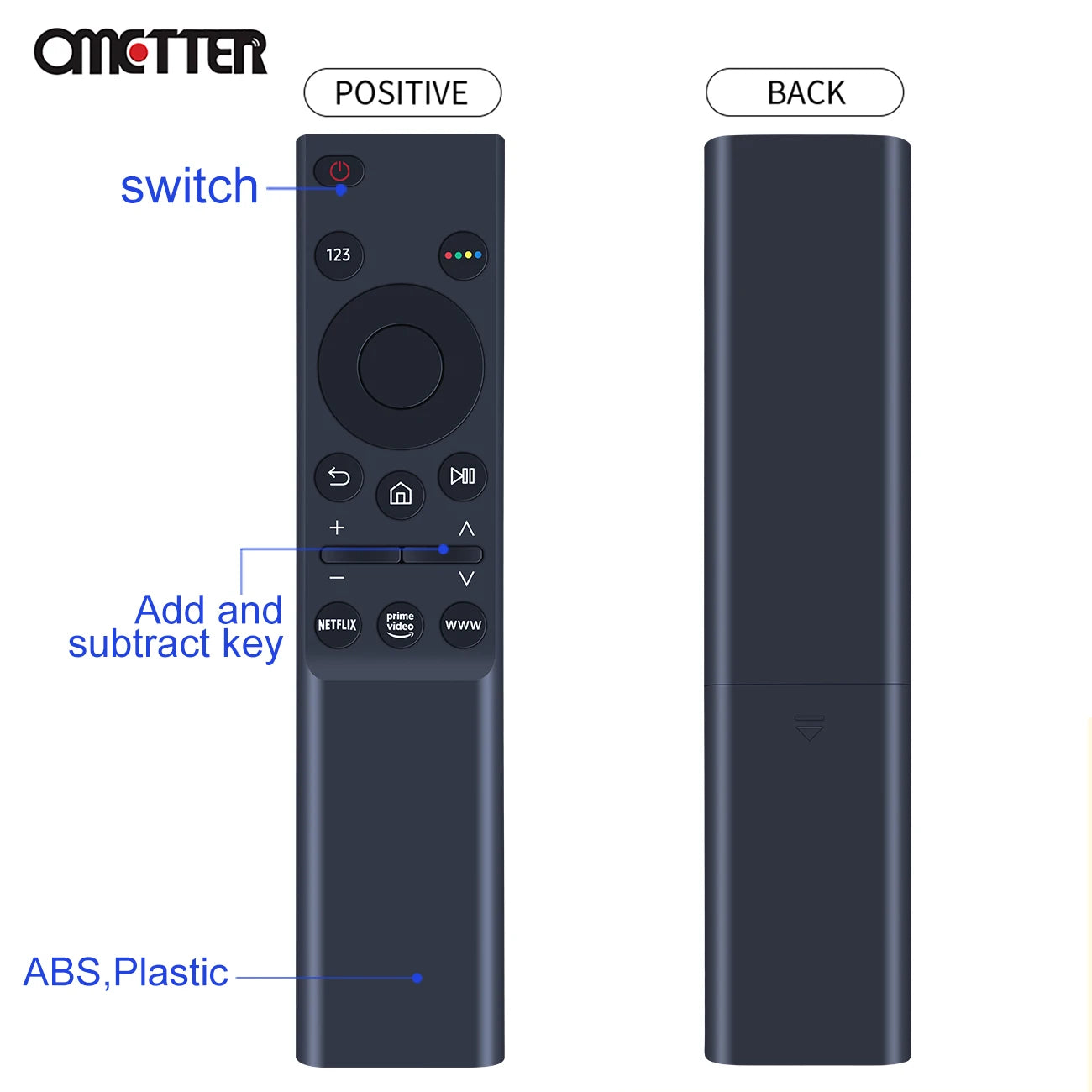 BN59-01358D BN59-01357A Samsung 2021 Smart TV Remote Control for UE43AU7100U QN85Q70AAGXZS