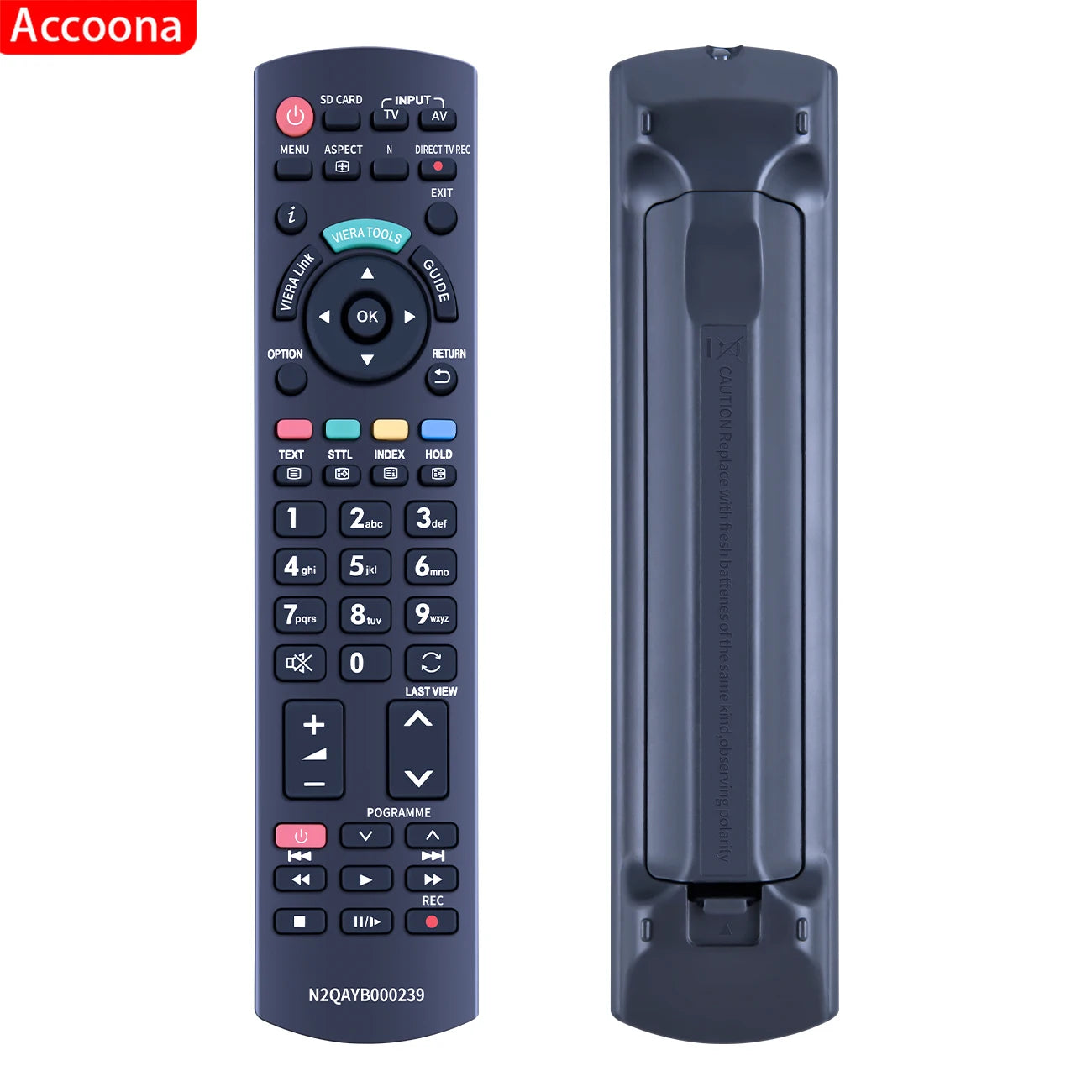 Replacement Remote Control N2QAYB000239 for Panasonic Smart TVs