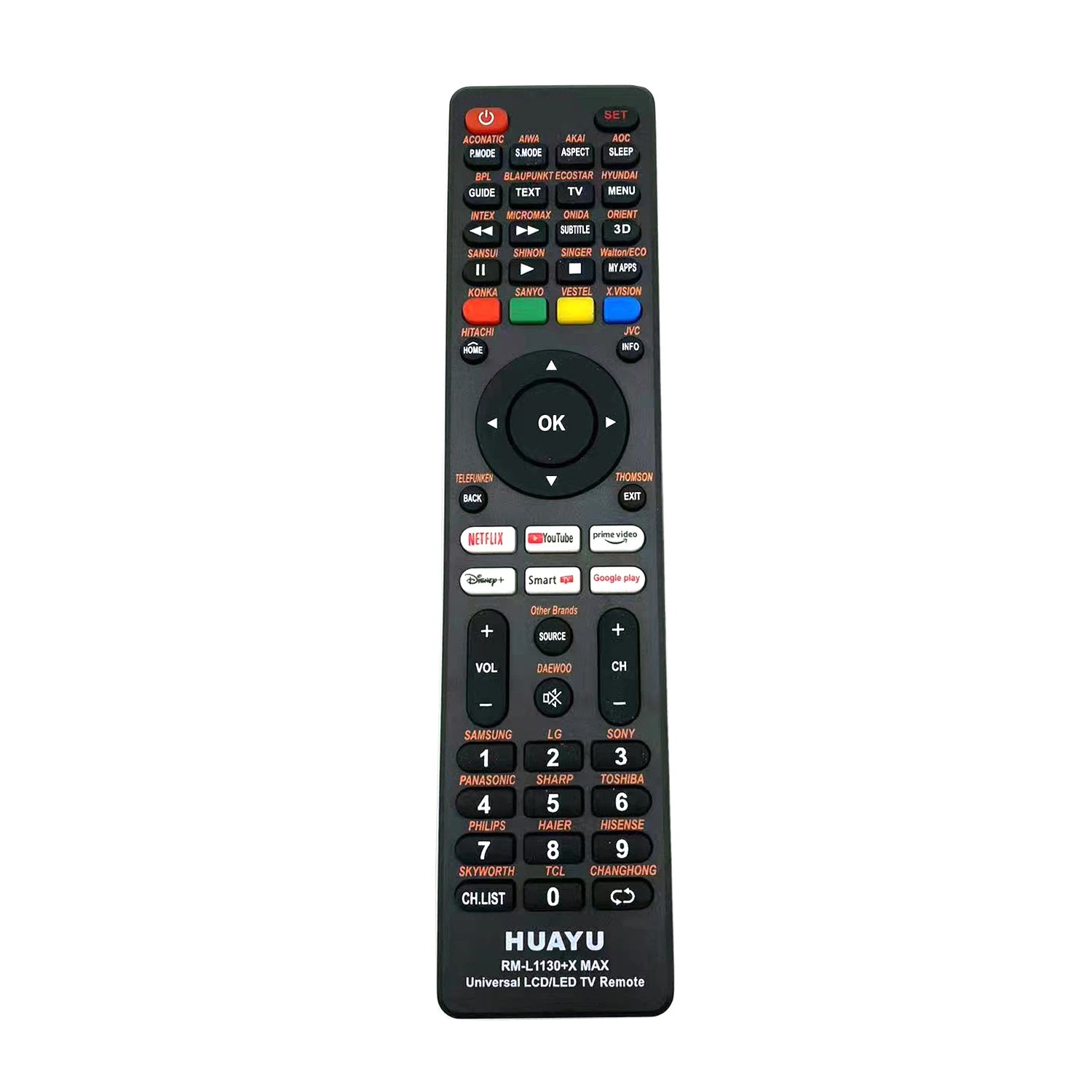 Universal TV Replacement Remote Control for Blaupunkt, BGH, BPL, Reconnect, Ecostar, Fusion, Sanyo and More