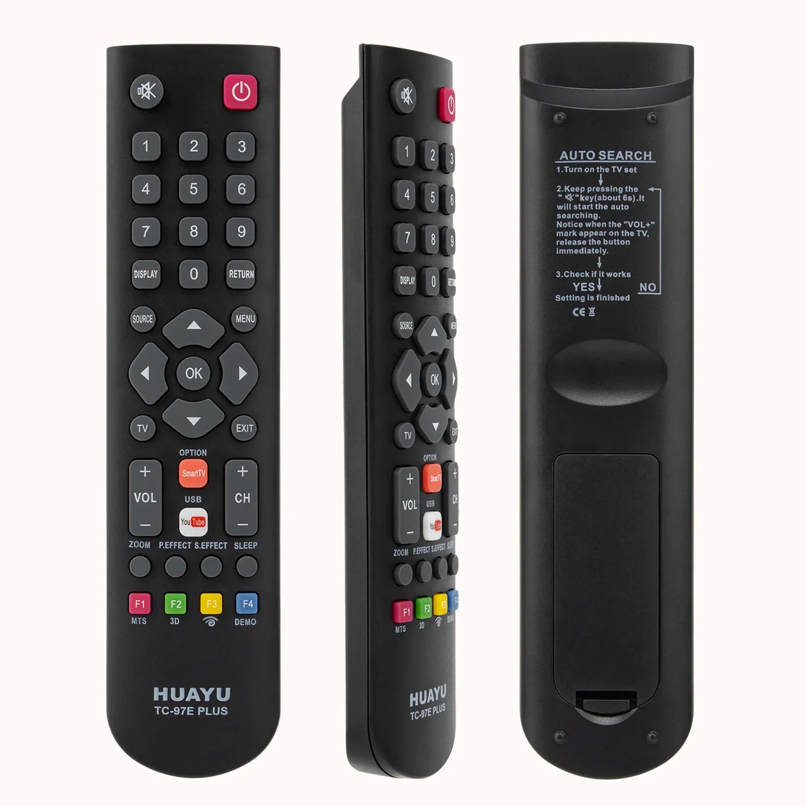 TC-97E PLUS Universal Remote Control for TCL Thomson LCD LED Smart TV 3D Netflix Replacement