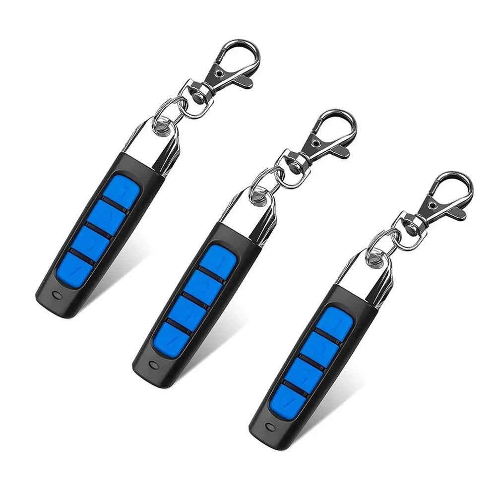 433MHz RF 4-Channel Remote Control Duplicator for Garage Gate Door Opener (Keychain Style)