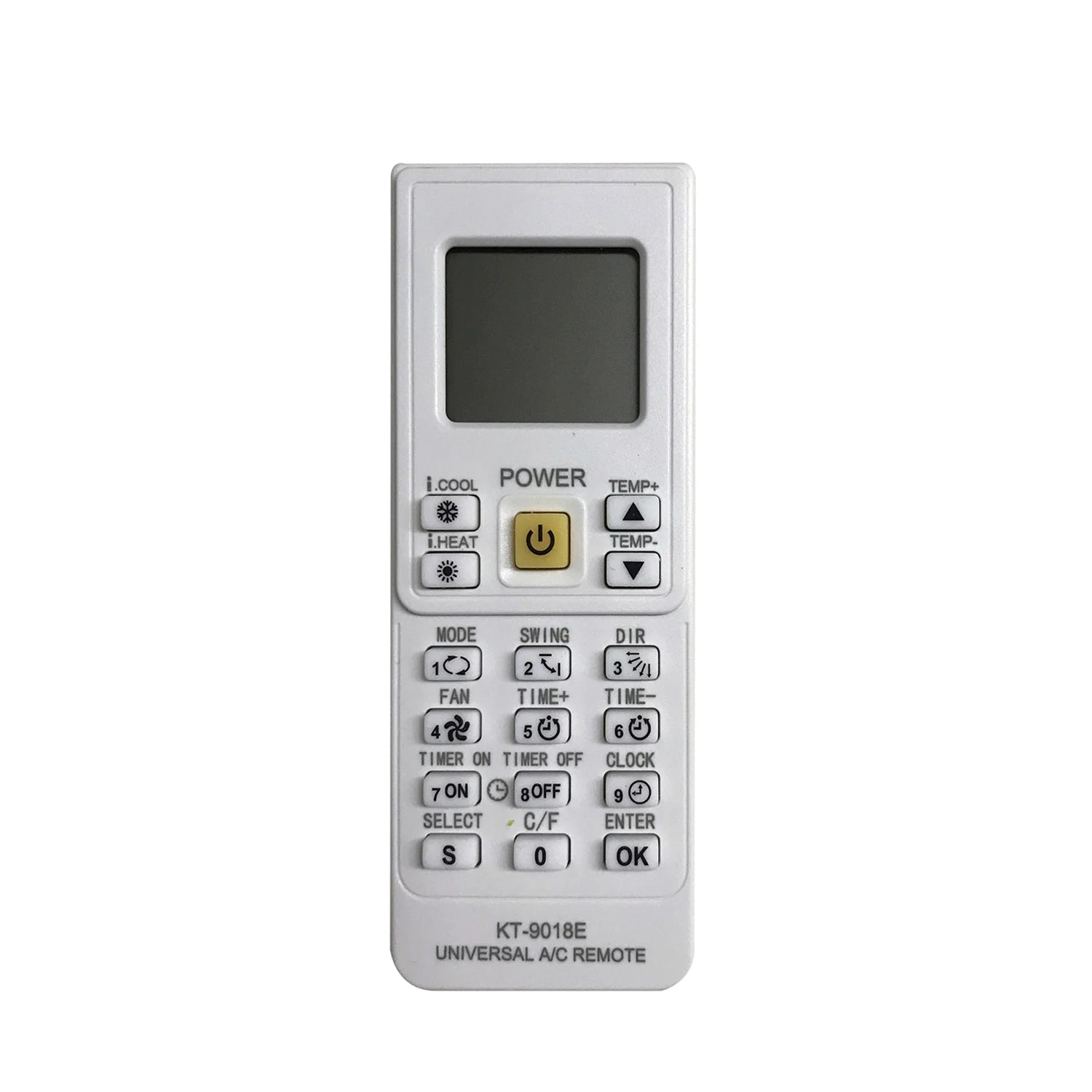 KT-9018E Universal 4000-in-1 Air Conditioner Replacement Remote Control