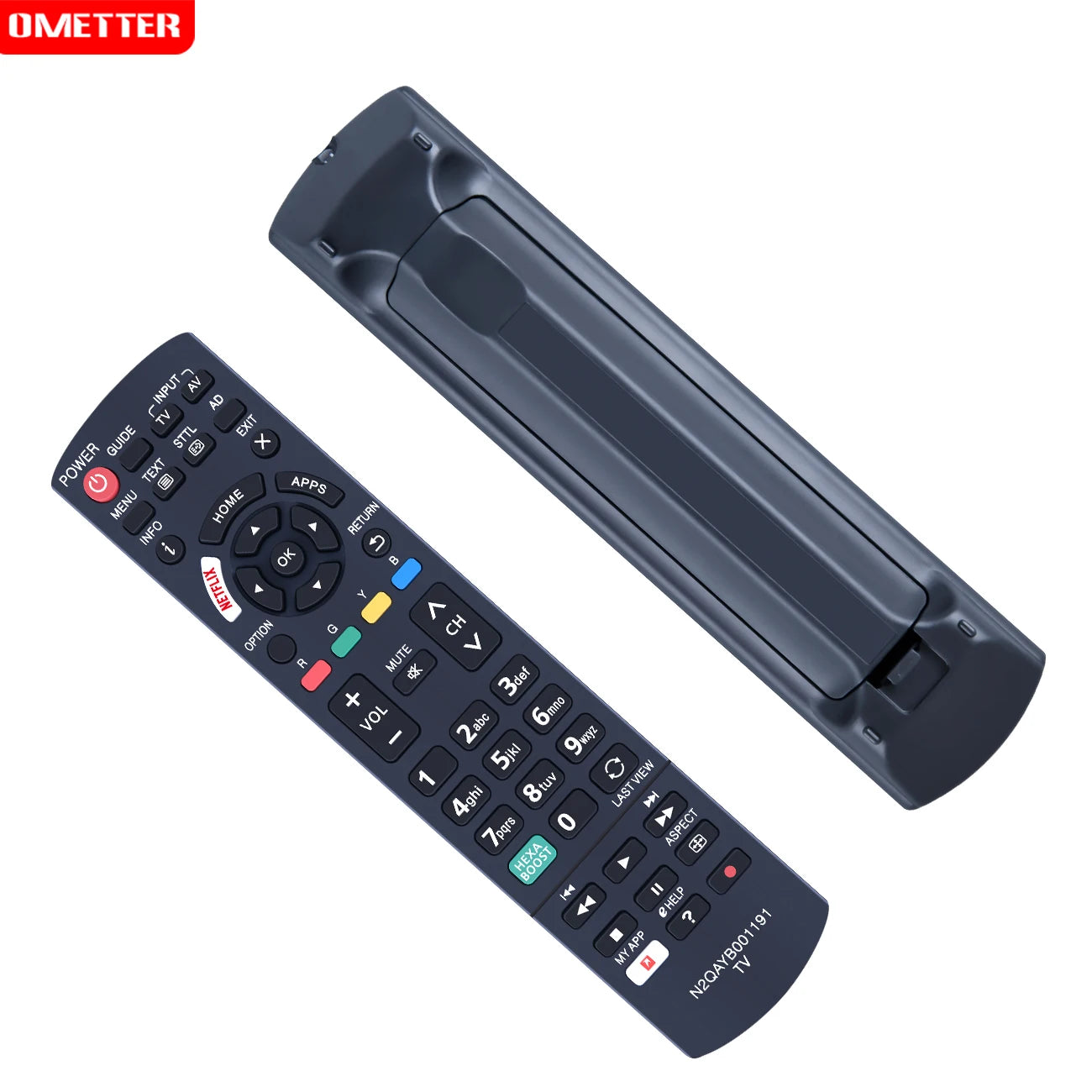OMETTER N2QAYB001191 TV Remote Control for Panasonic TC-58EX750C TC-65EX750C TH-32FS500A TH-40FS500A