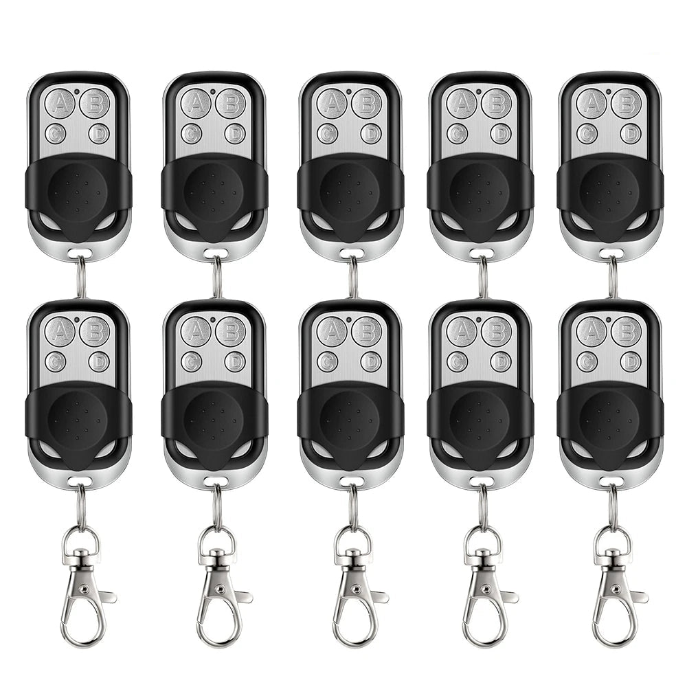 Universal 4-Button 433MHz Garage Door Remote Control – Fixed & Learning Code Cloner