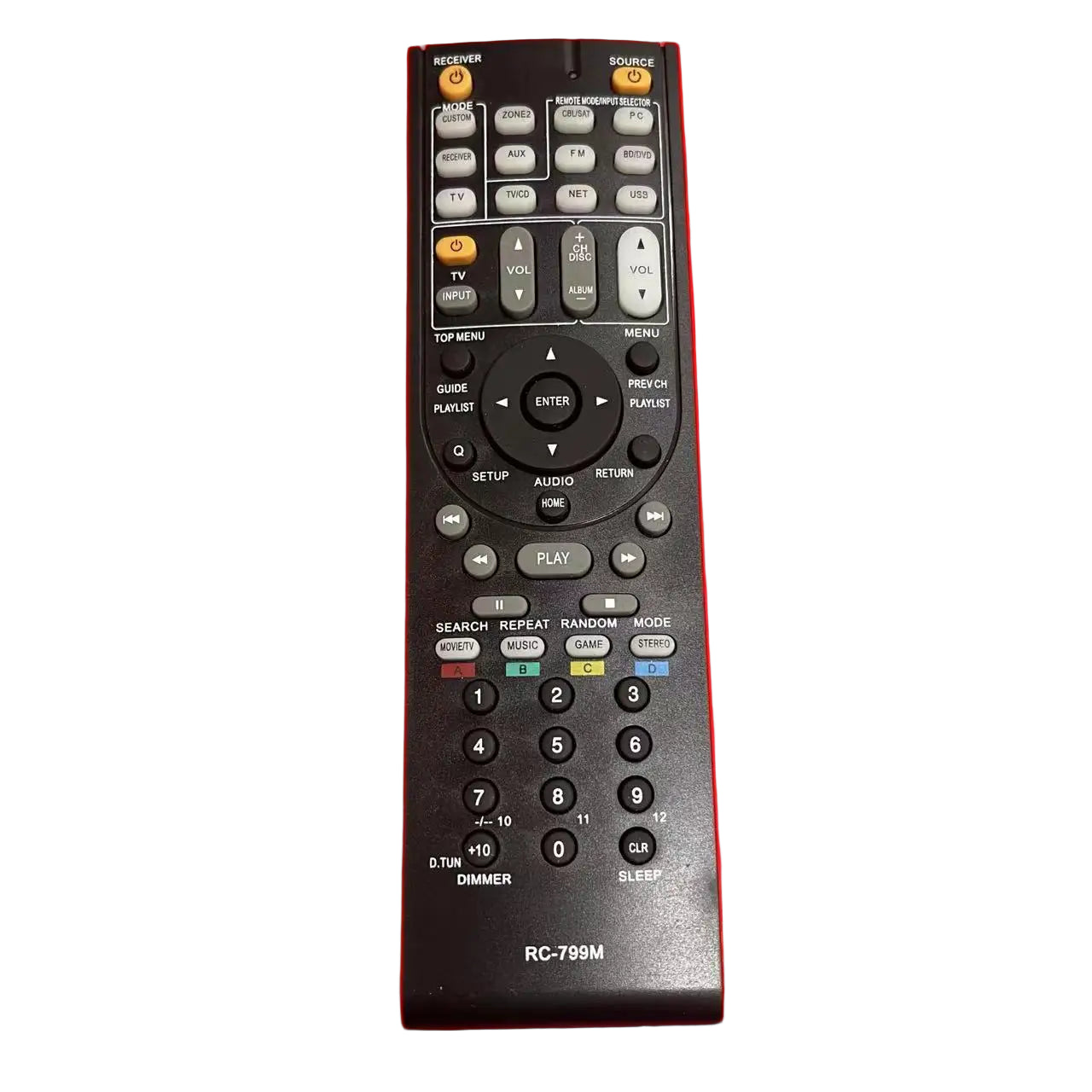 RC Remote Control Replacement for ONKYO AV Receivers TX-SR607 TX-SR803 TX-SR702 TX-SR703