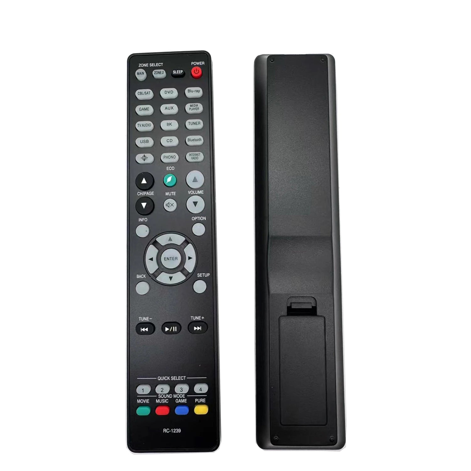 Denon RC-1239 Replacement Remote Control for AVR-X and AVR-S Series AV Receivers
