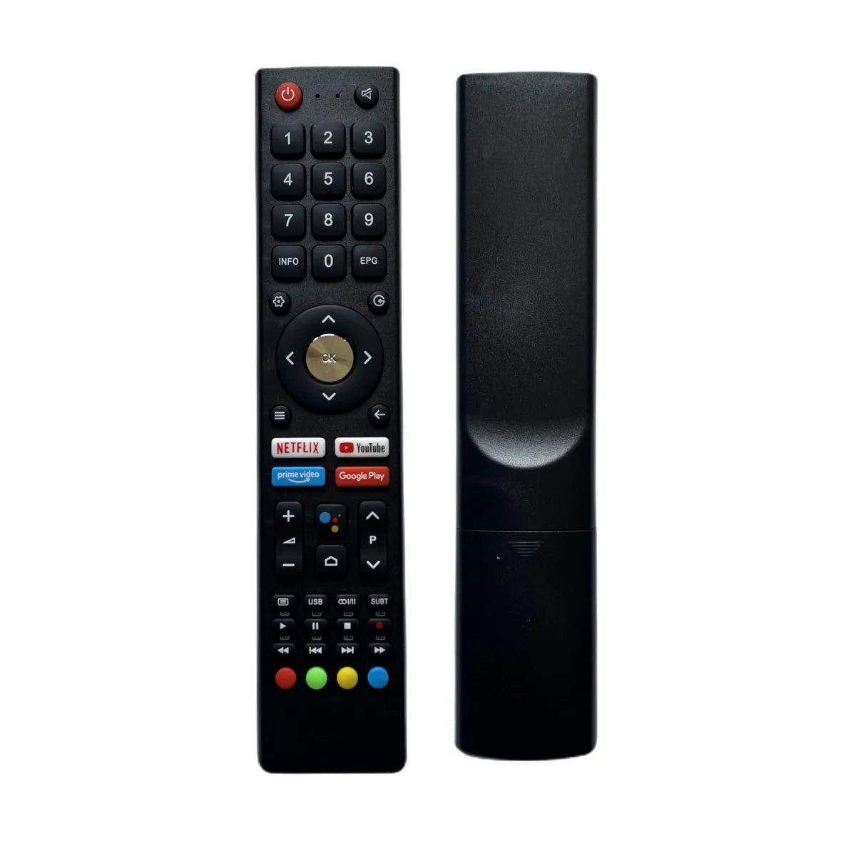 Replacement Remote Control for ITEL Smart Android Television with Netflix Shortcut