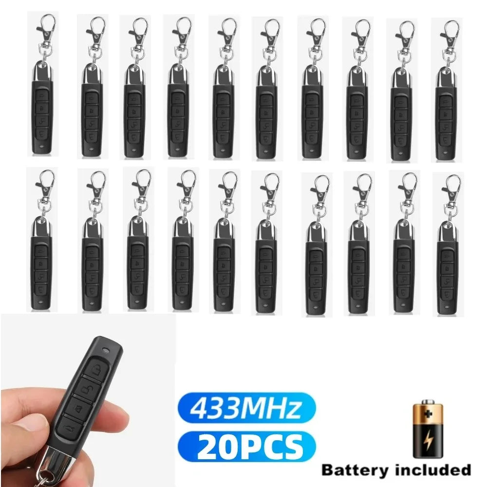 433MHz Wireless Remote Control Cloning Duplicator – Keychain RF Transmitter for Garage and Gate