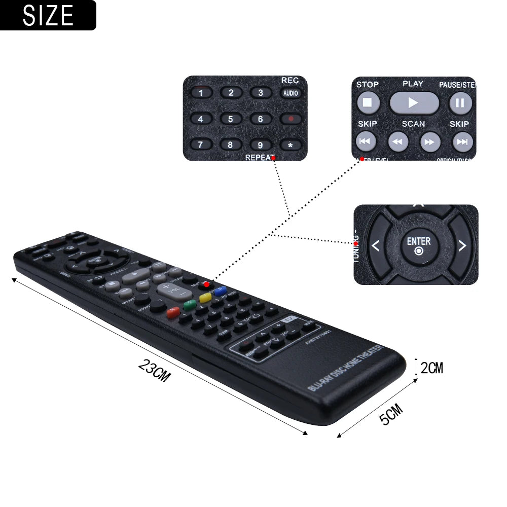 AKB73775801 Remote Control for LG Blu-ray Home Theater BH5140S BH5440P LHB655