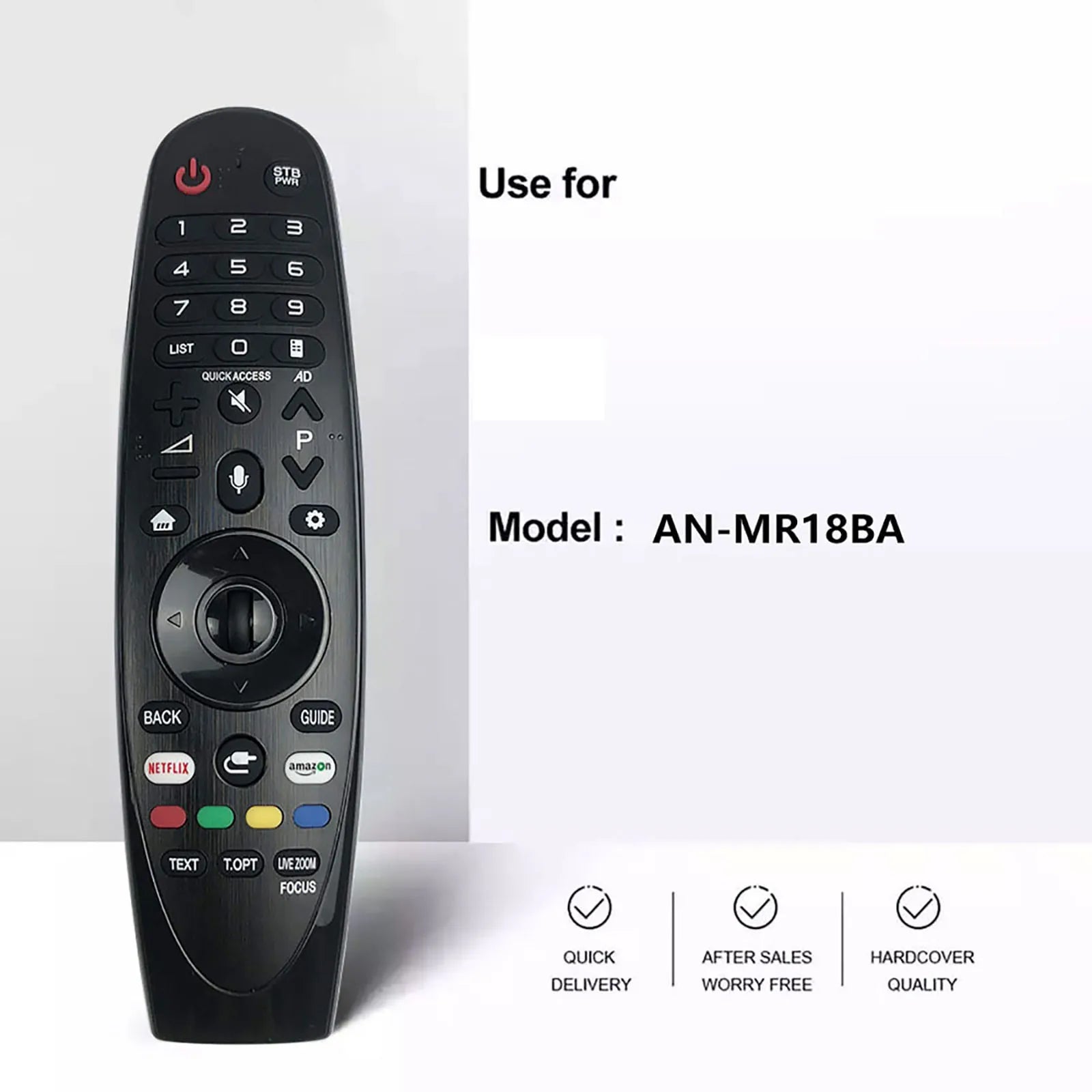 Voice Magic Remote for LG TVs (2018–2023) – MR600 to MR23GA Series Compatible