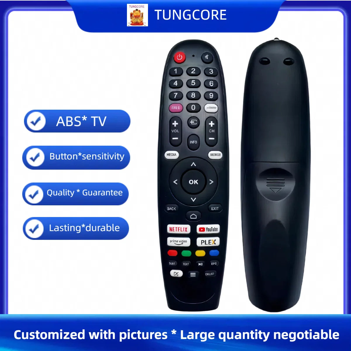 Replacement Remote Control for Edenwood Smart Television Models