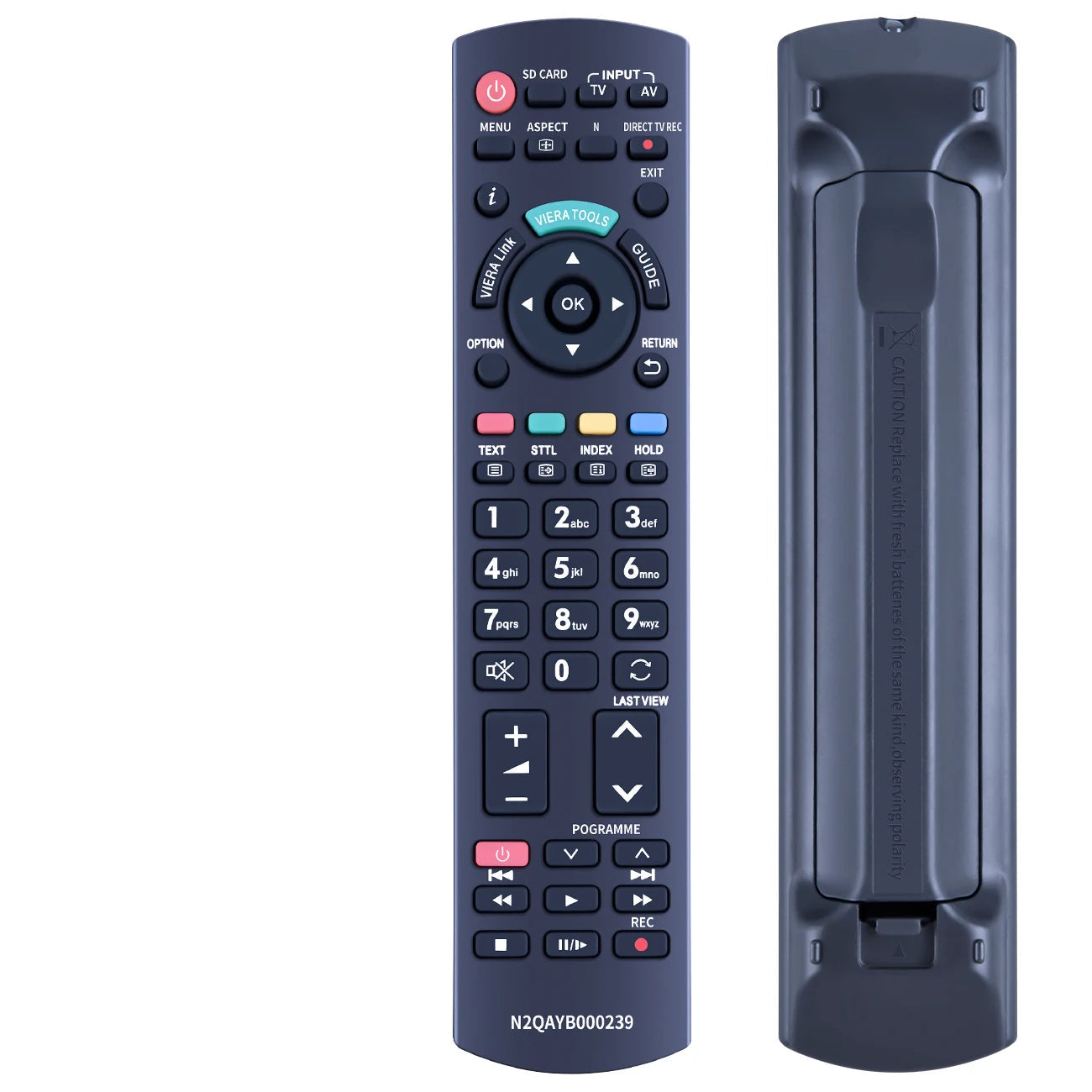 Replacement Remote Control N2QAYB000239 for Panasonic Smart TVs