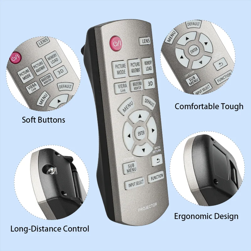 N2QAYB000680 Replacement Remote Control for PT-AE7000 PT-AE8000 PT-AT6000E Panasonic Projector
