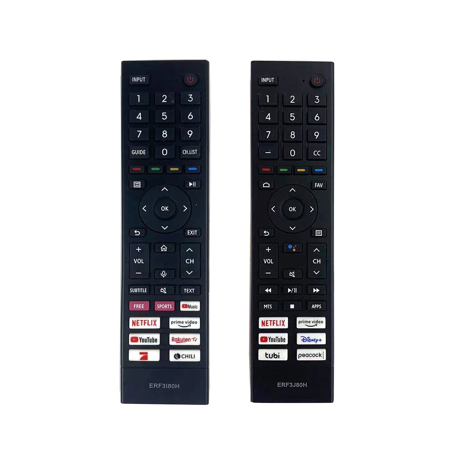 Hisense ERF3I80H ERF3J80H Replacement Remote Control for Smart Android Televisions