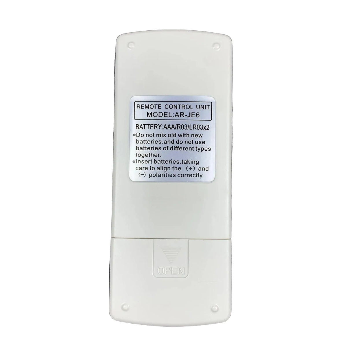 Fujitsu AR-JE6 Replacement Remote Control for AR-JE4 AR-JE5 AR-JE7 AR-JE8 AR-JE9 Air Conditioners