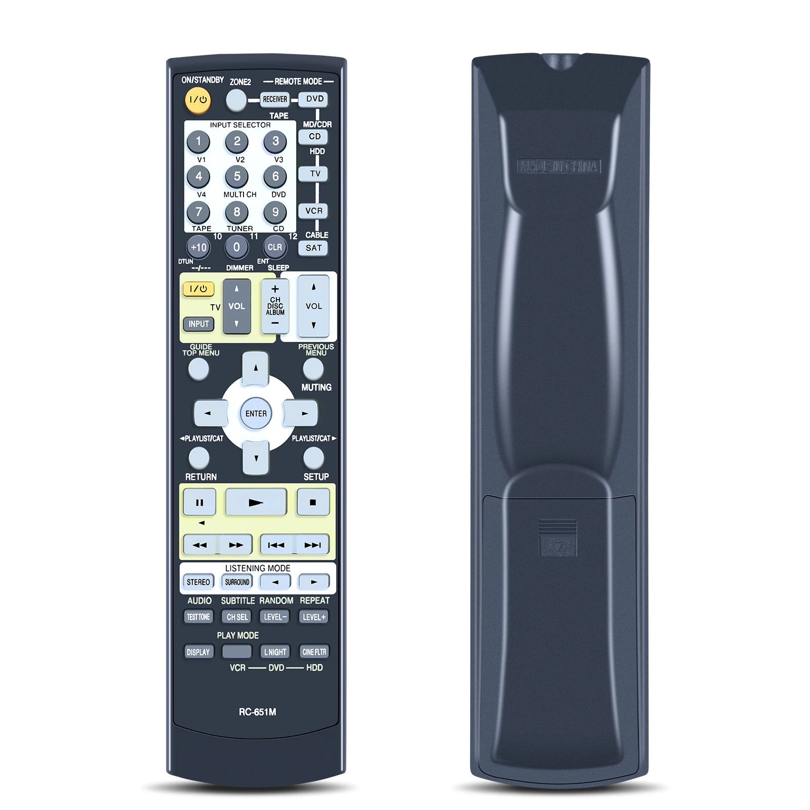 RC-651M Replacement Remote for Onkyo HT-L970 TX-SR573S TX-SR603XS AV Receiver