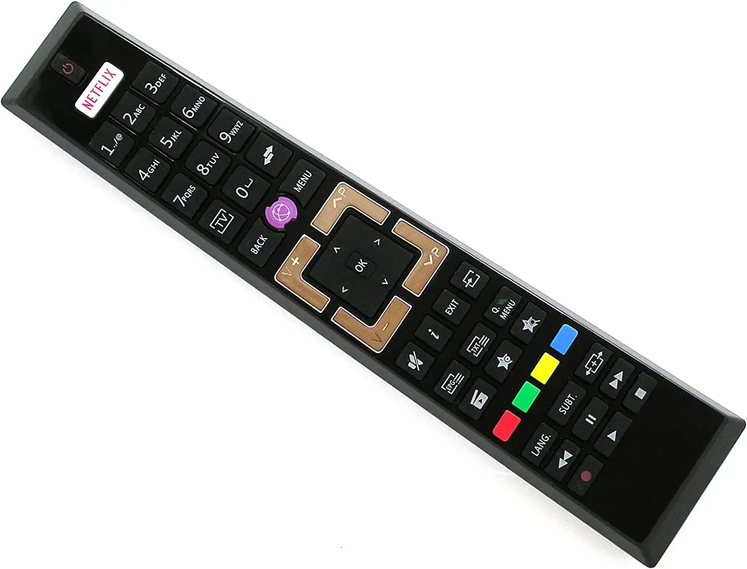 RCA4995 Replacement Remote Control for Vestel Telefunken Continental Edison Edenwood Gogen SABA Smart TV