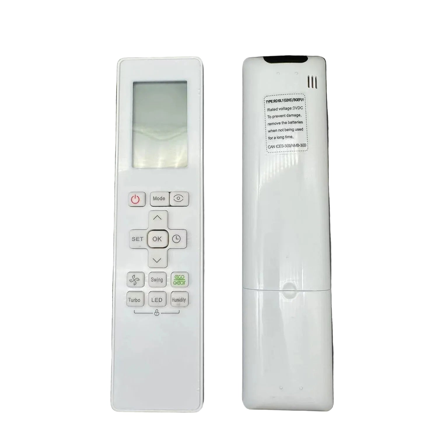 Midea RG10L1(G2HS)/BGEFU1 Replacement Remote Control for Split Air Conditioner Systems