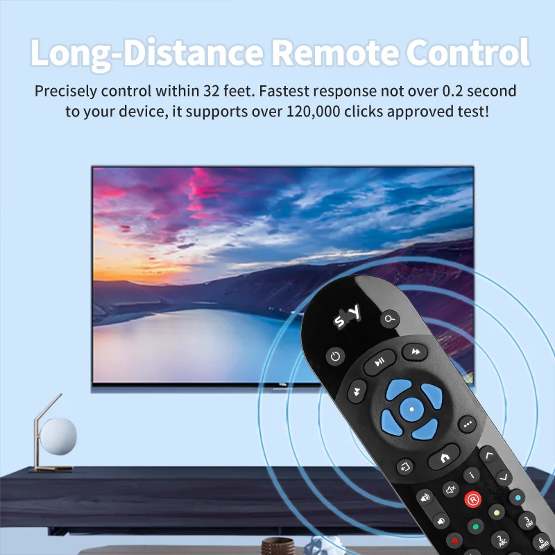 SKY Q Replacement Remote Control for Sky Q TV Box Set Top Box Satellite Receiver