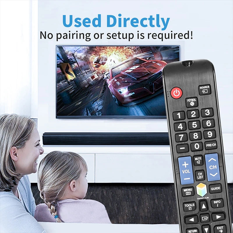 BN59-01198N Replacement Remote for UN32H5500 UN40H5500 UN40J5500 UN48J6400 UN55JU650D Samsung Smart TV