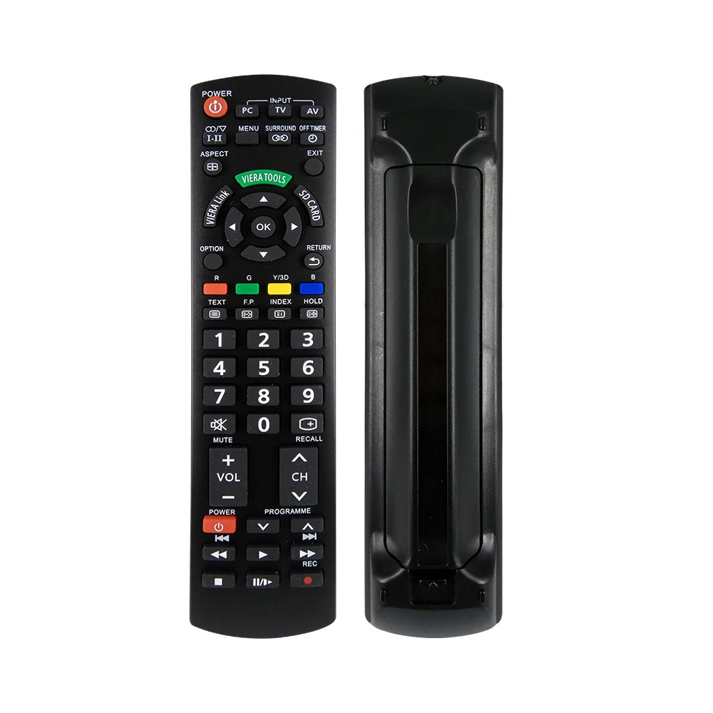 Panasonic N2QAYB Series Replacement Remote Control for LED, LCD and Smart Televisions