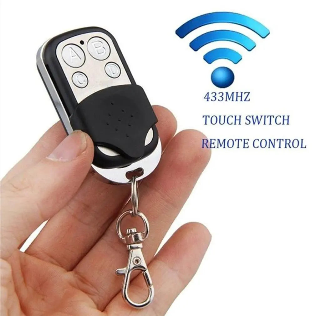 2pcs universal garage door remote control key fob – 433mhz fixed code duplicator