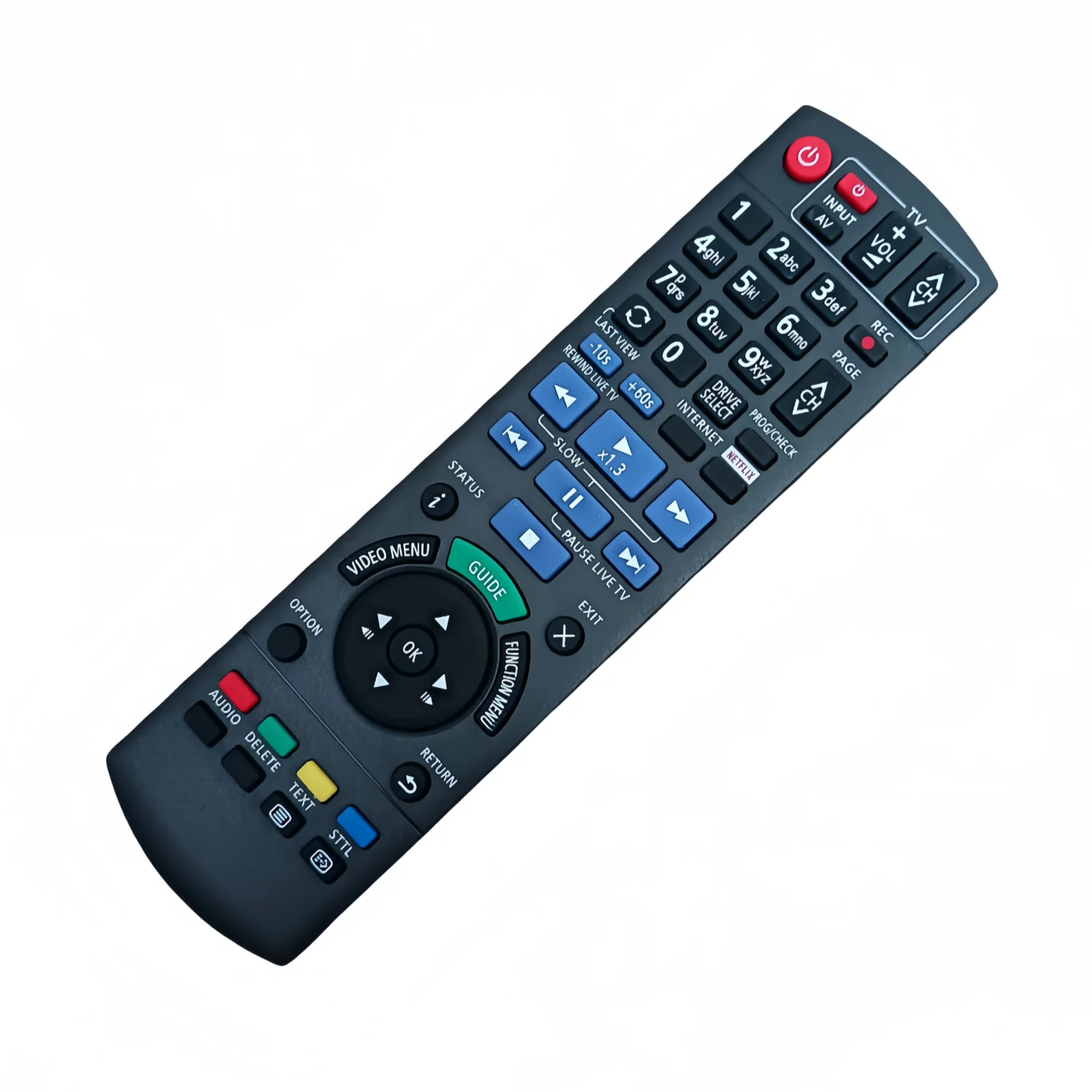 N2QAYB001077 Remote Control for Panasonic Blu-ray HDD Recorder DMR-HWT260 PWT560