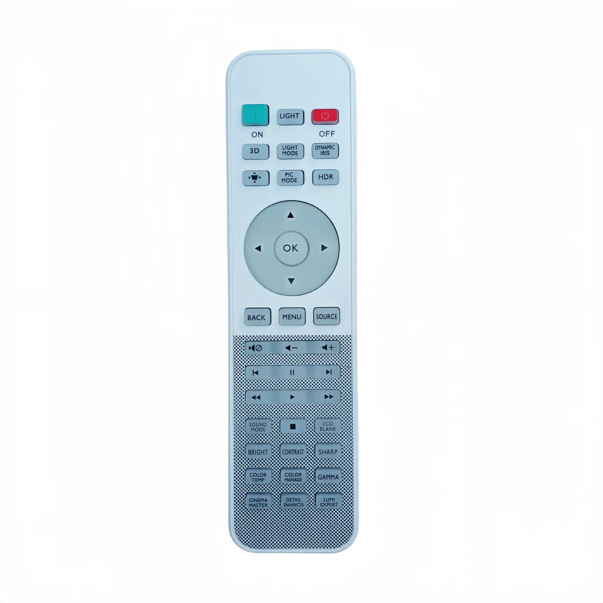 Replacement Remote Control for Home Cinema and Multimedia Projector Models Compatible with HT, W, MH, TH and TK Series