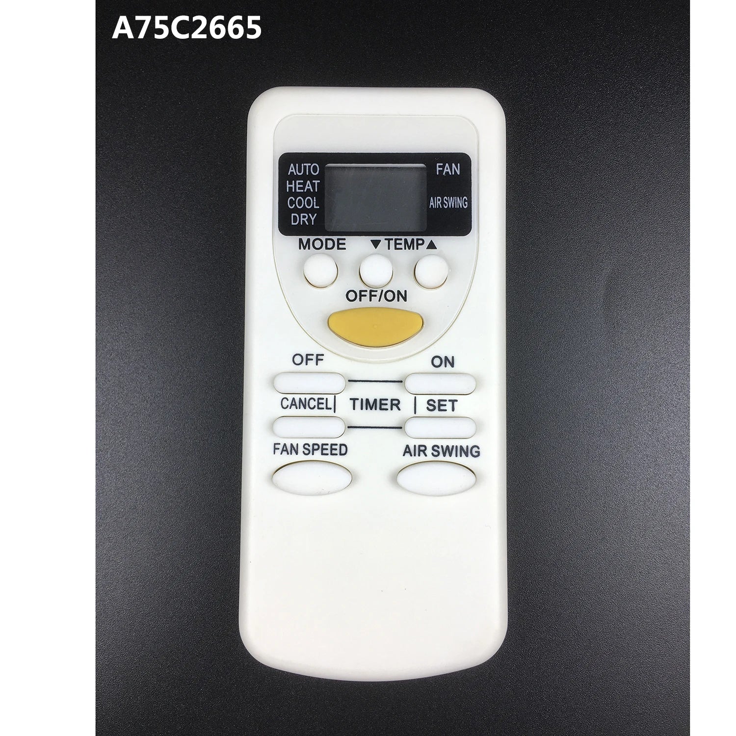 Panasonic A75C2665 Replacement Remote Control for Split Air Conditioner Systems