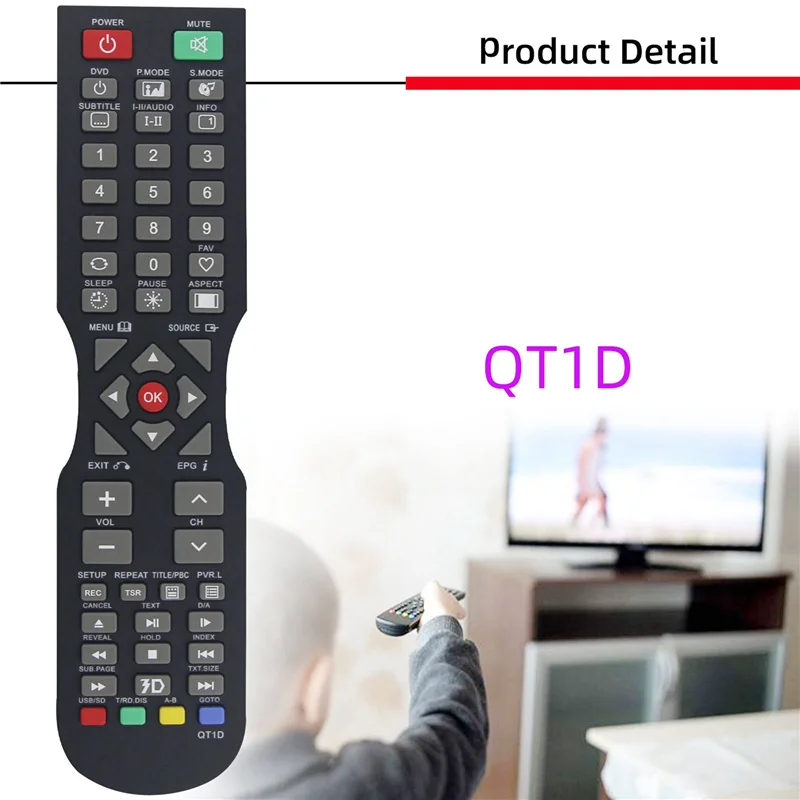 Replacement Remote Control for SONIQ QT1D TV – Easy, Reliable, No Setup Needed