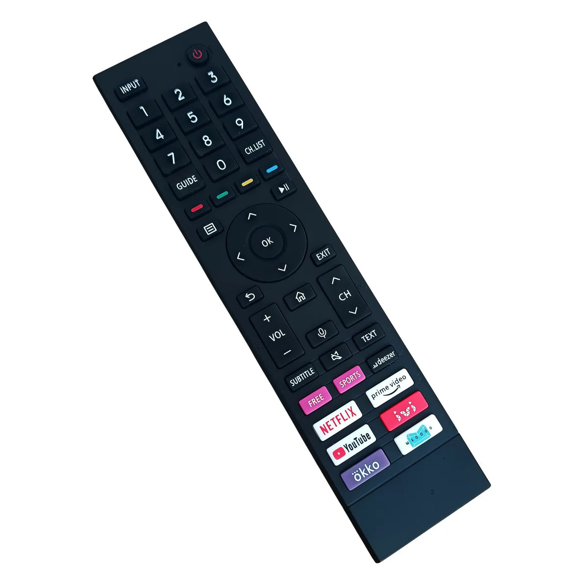 Replacement Remote Control for Hisense A6 Series Smart Television Models
