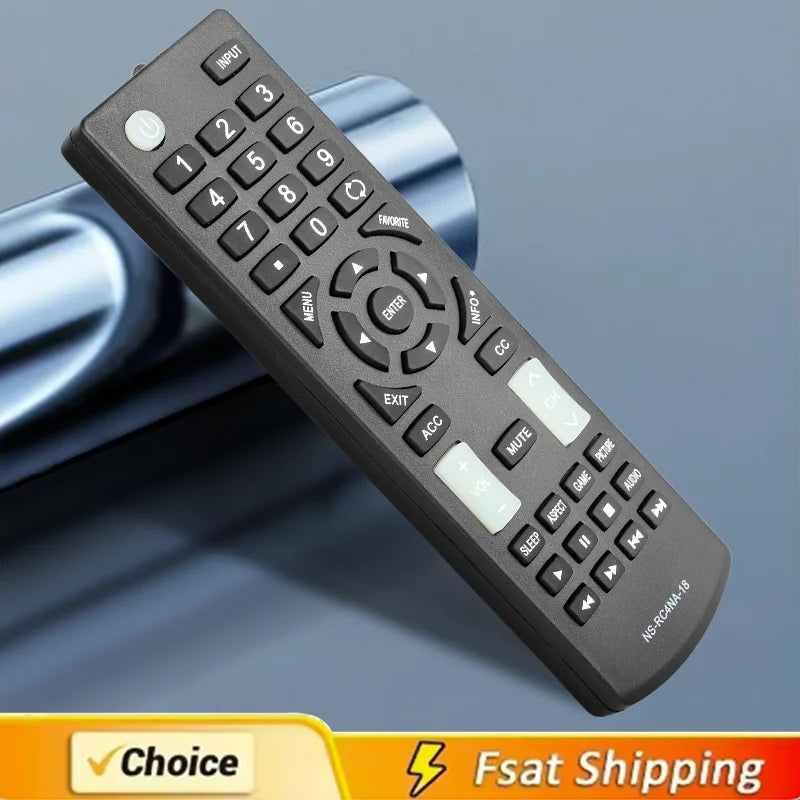 NS-RC4NA-18 Replacement Remote for NS-19D310NA19 NS-32D220NA18 NS-43D420NA18 Insignia TV
