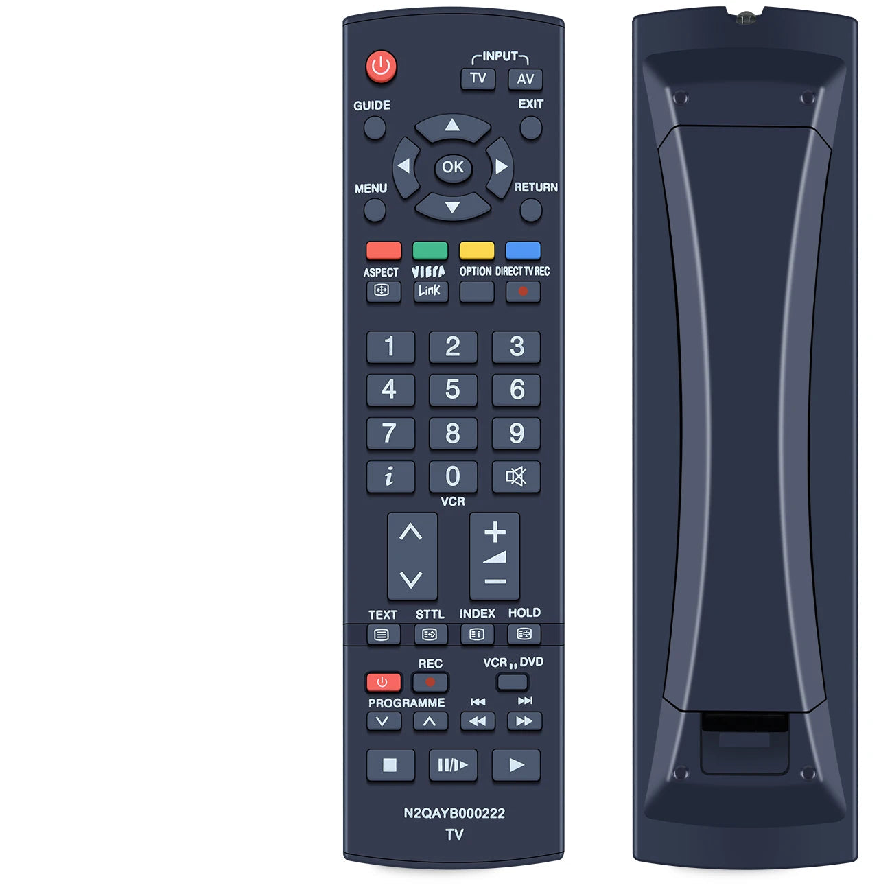 Replacement Remote For Panasonic TV N2QAYB000222 N2QAYB000239 N2QAYB000238 EUR7651030A
