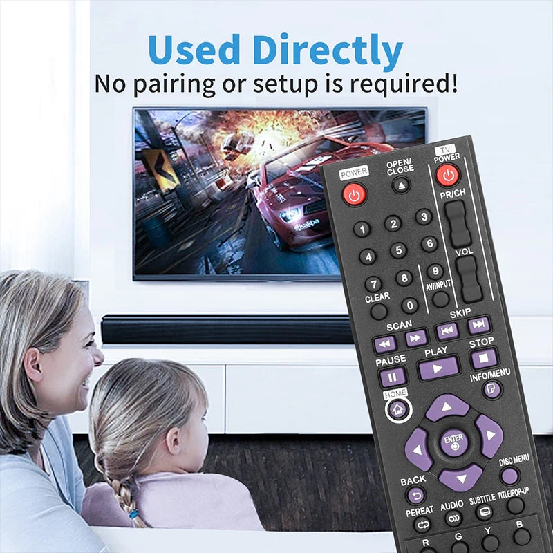 AKB73615801 Replacement Remote for BP220 BP125 BP325 BP120 BP320 BP200 BP325W LG Blu-ray DVD Player