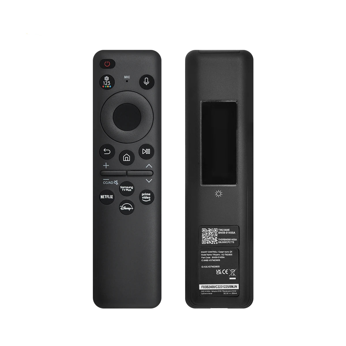 Voice Smart TV Remote Control Replacement BN59-01455A Compatible with 2024 Smart Television Models