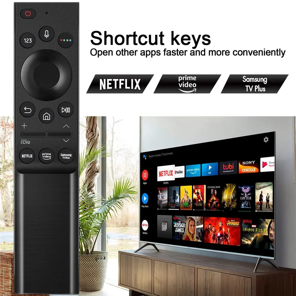 Replacement Voice Remote BN59-01363A for Samsung Smart TVs: HUNNESOR for QLED, Neo QLED, UHD, 4K, 8K