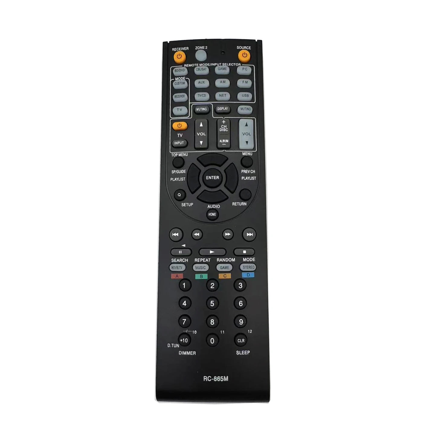 ZGLSELDDZ RC-865M Remote Replacement for Onkyo TX-NR525 TX-NR737 HT-R391