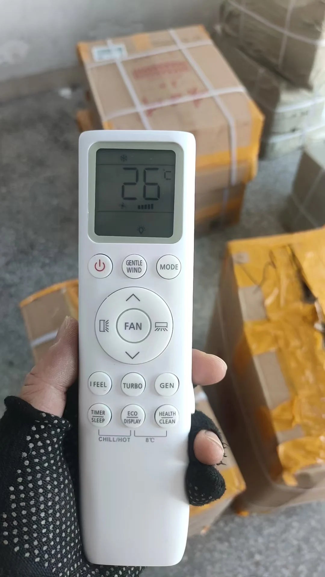 Replacement Remote Control for TCL Air Conditioner Heat Pump A/C with Fahrenheit Celsius Conversion