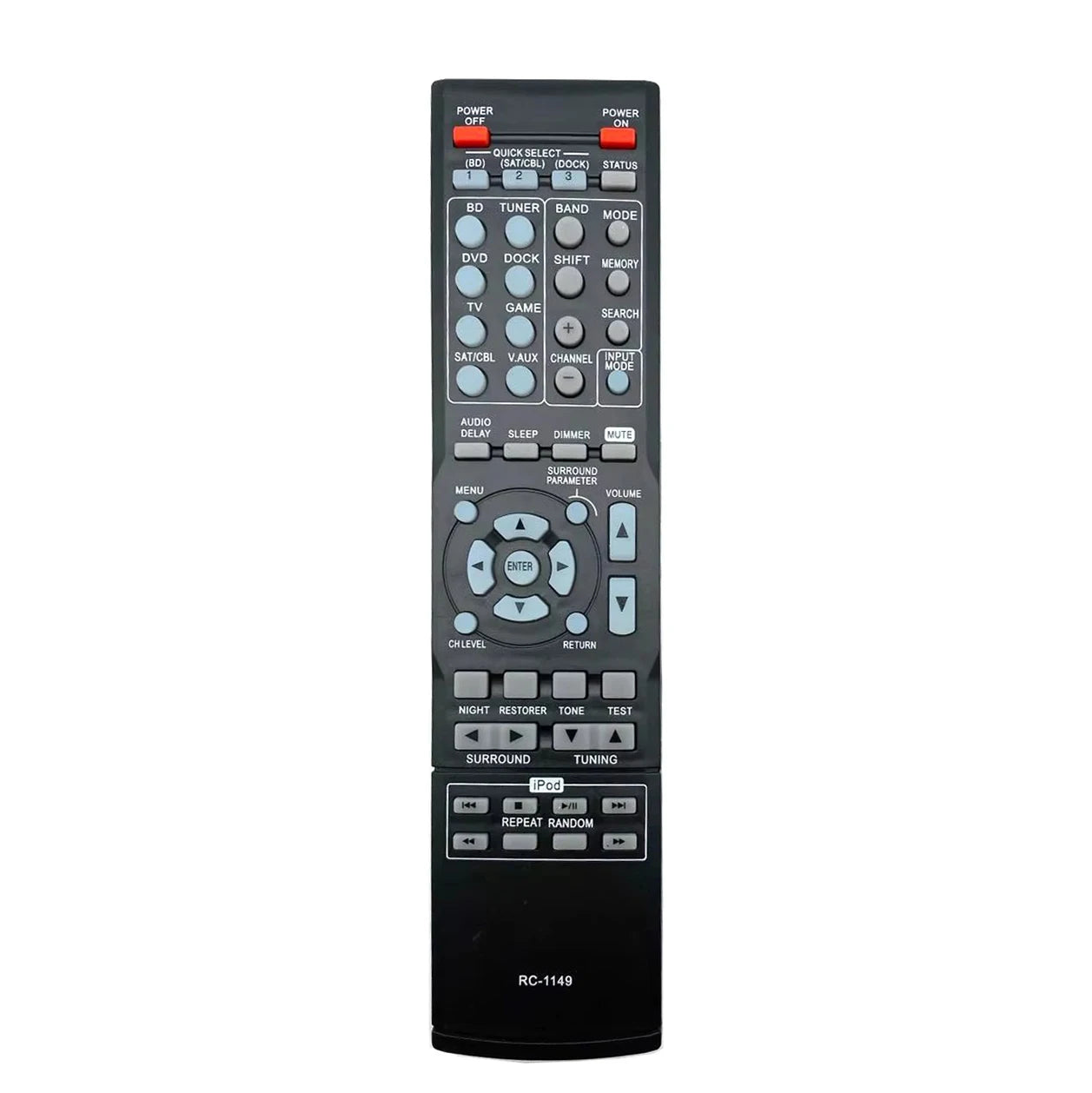 Denon RC-1149 Replacement Remote Control for AVR Series AV Receiver Systems