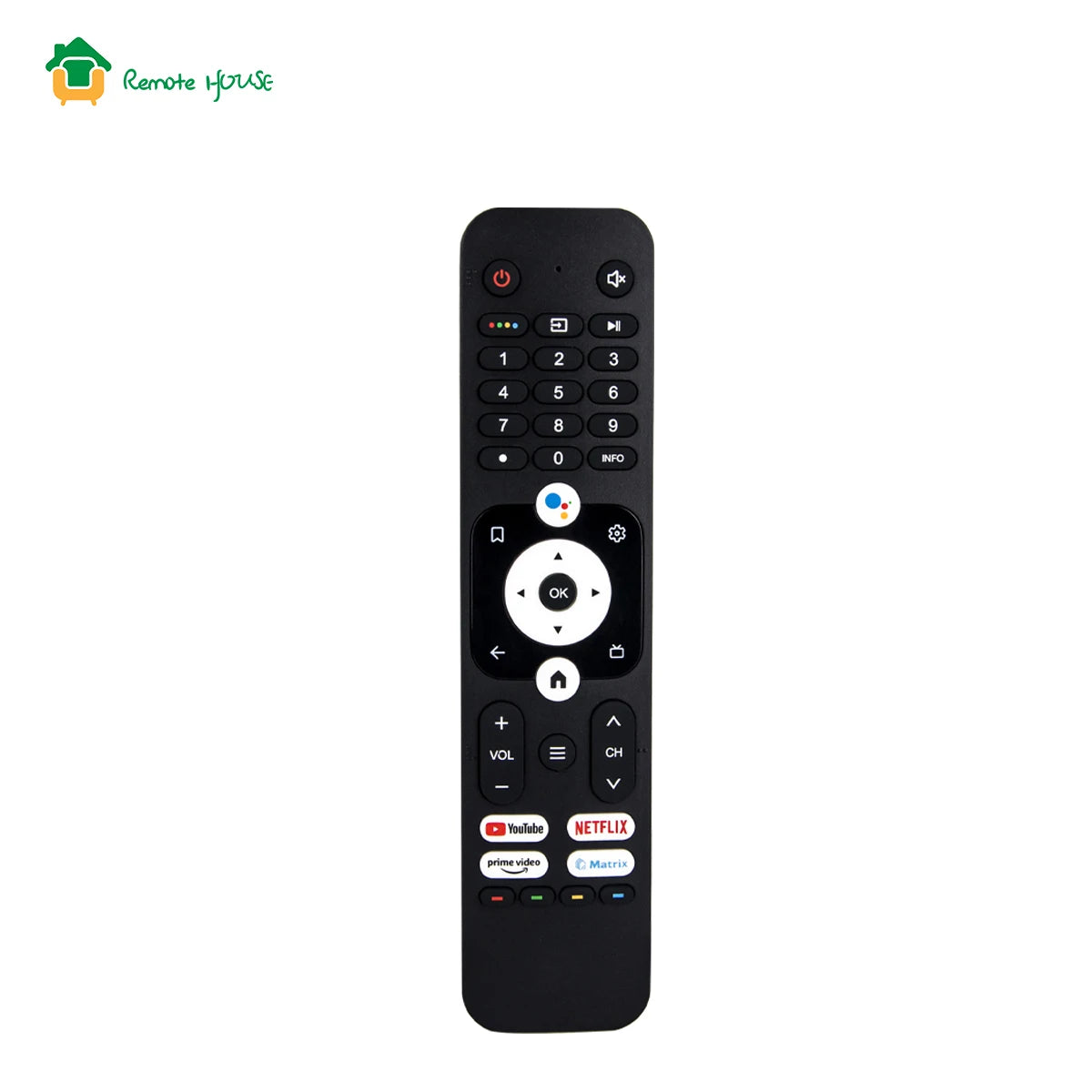Voice Remote Control Replacement RM-L1797 Compatible with H43K66UG Plus and H50K66UG Smart TV Models