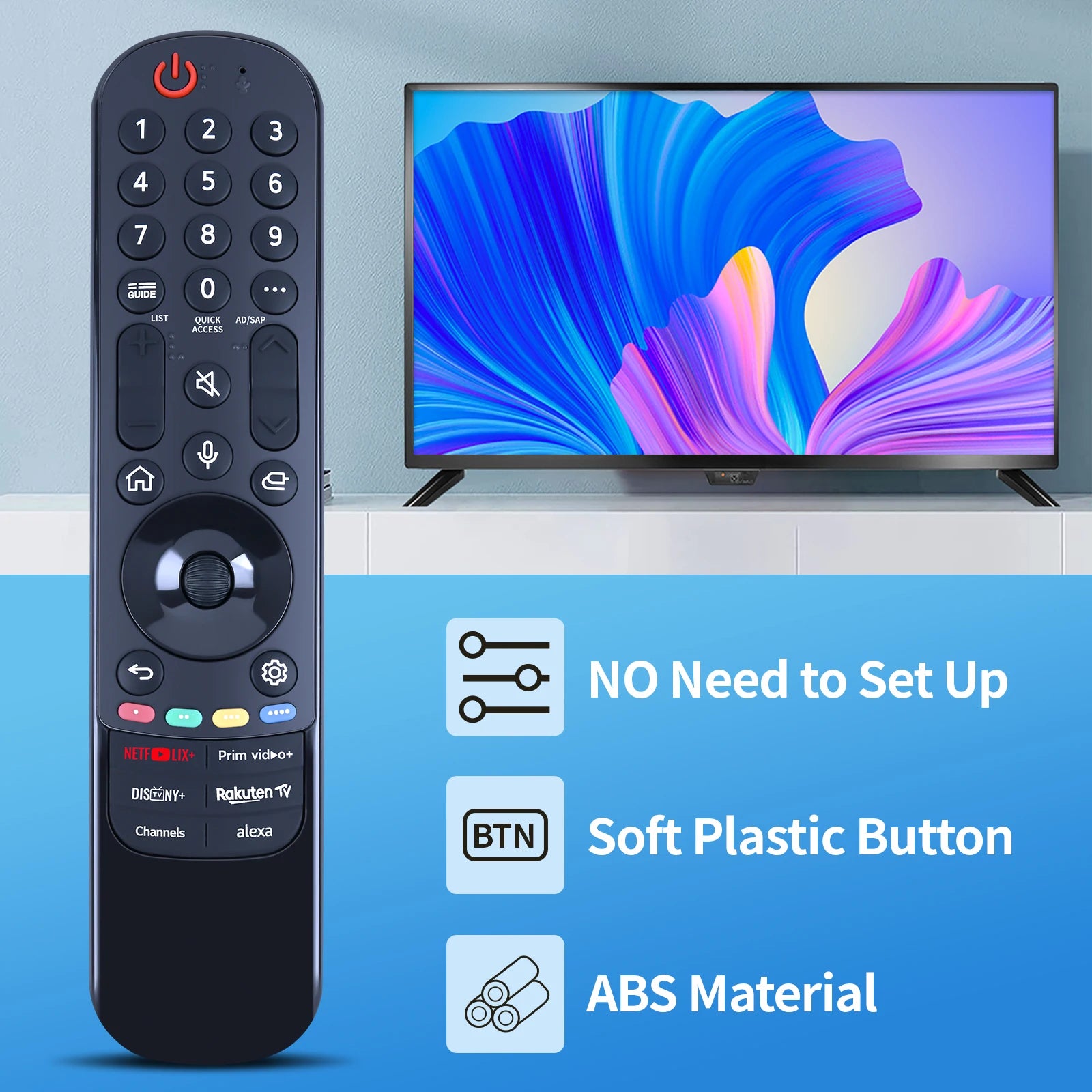 MR24GA AKB76045003 Voice Magic Remote for LG 4K Smart OLED TV Pointer Control