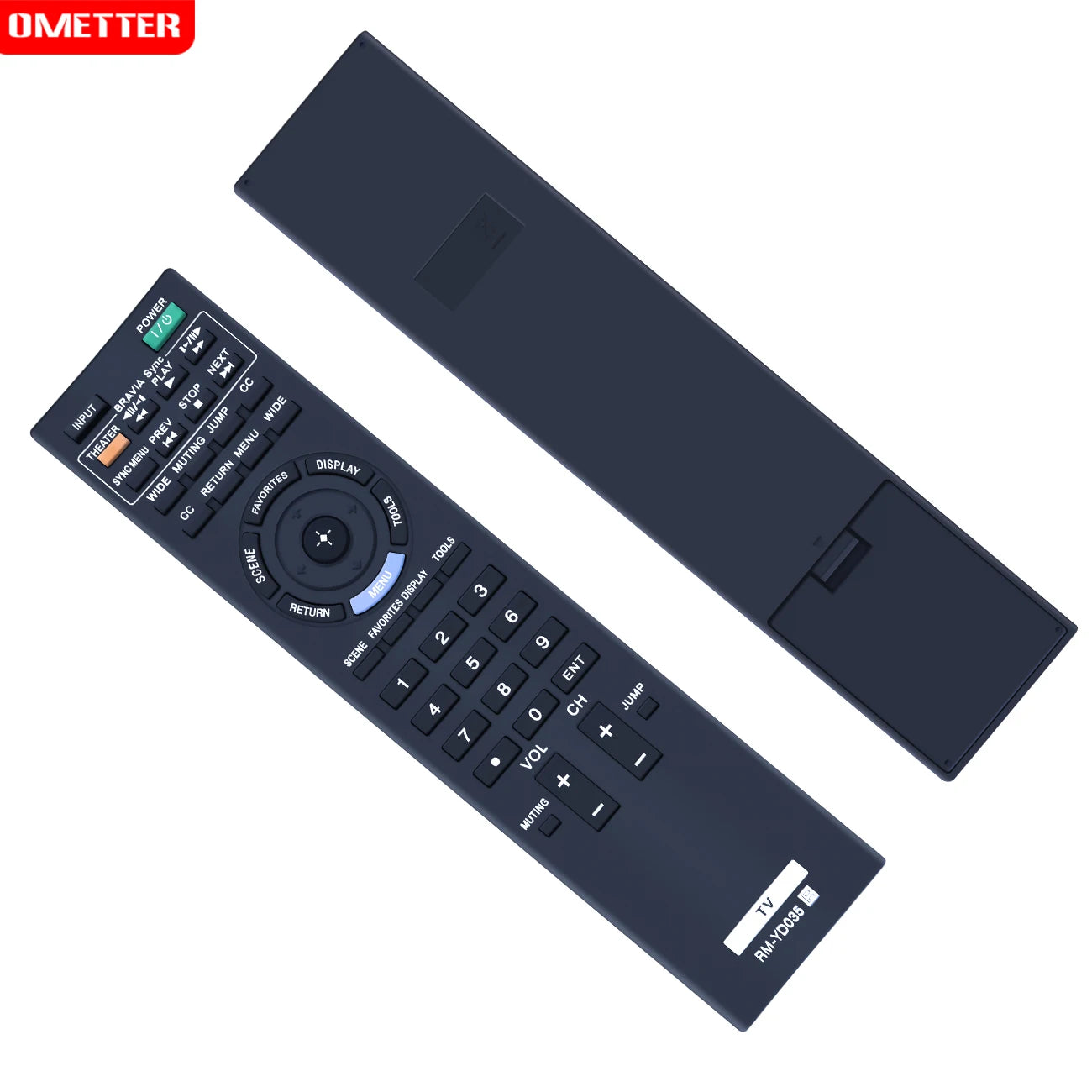 RM-YD035 Remote Control for Sony Bravia TVs – Direct Replacement for KDL Series Models