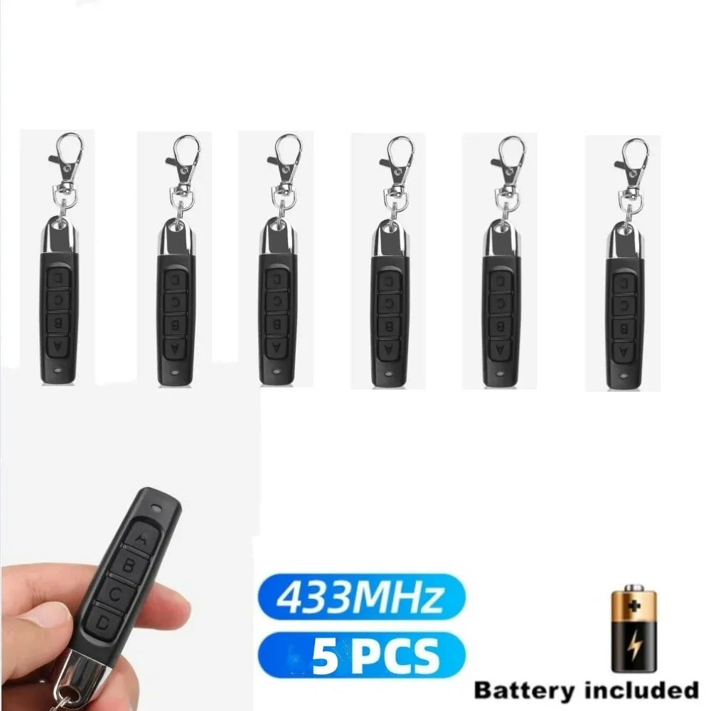 433MHz Wireless Remote Control Cloning Duplicator – Keychain RF Transmitter for Garage and Gate