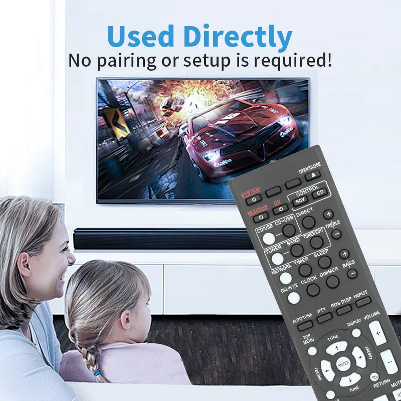 AXD7688 Replacement Remote for XC-P01 XC-P01-K XC-P01-S XC-P01DAB Pioneer Hi-Fi Receiver