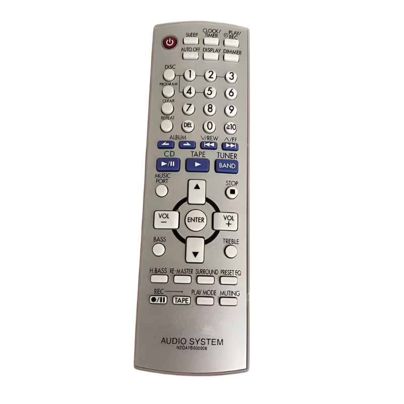 Original Remote Control for Panasonic N2QAYB000008 / N2QAYB000163 CD Stereo Systems